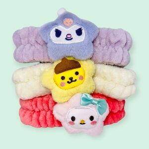NWOT 3pc Sanrio Spa Headband  Set